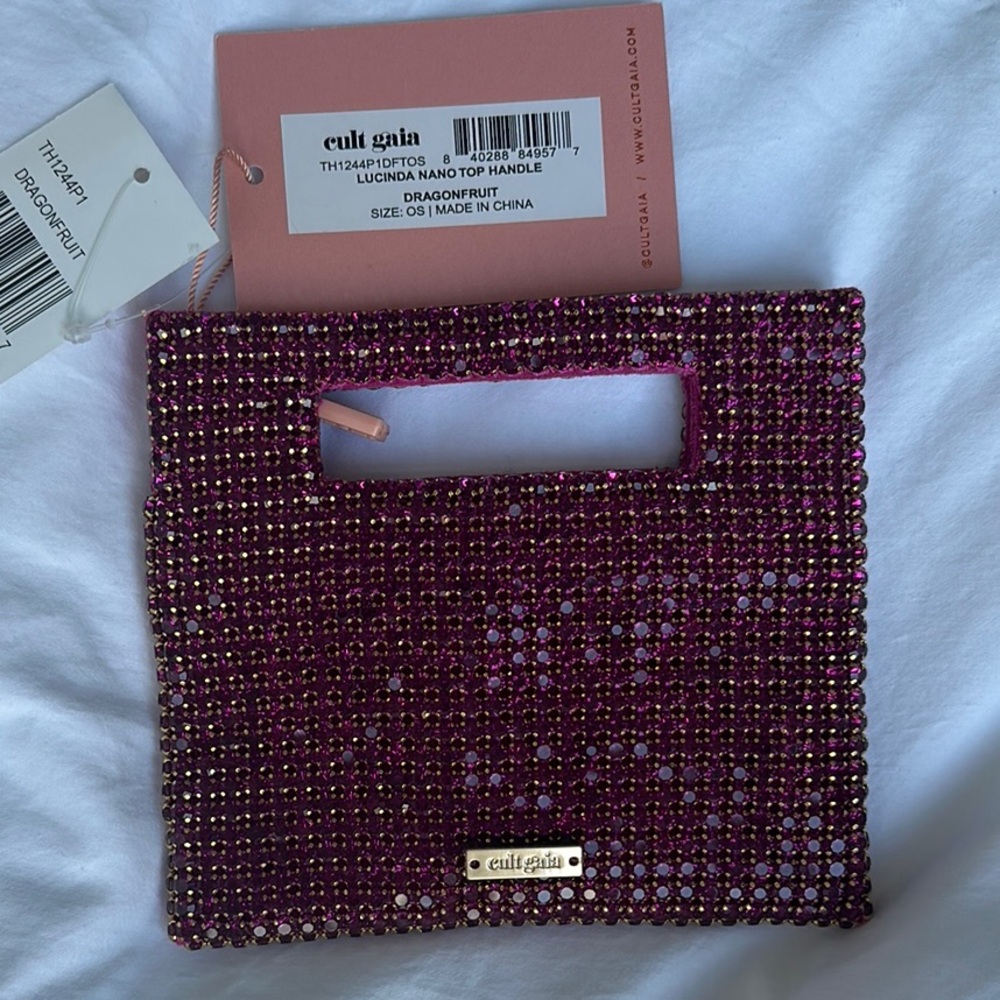 NWT Cult Gaia Lucinda Nano Top Handle - Picture 2 of 2
